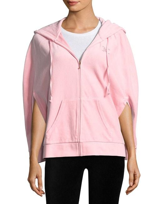 Juicy Couture Pink Velour Capelet Hoodie
