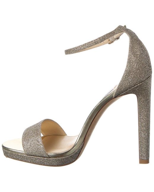 Jimmy Choo Metallic Misty 100 Glitter Sandal
