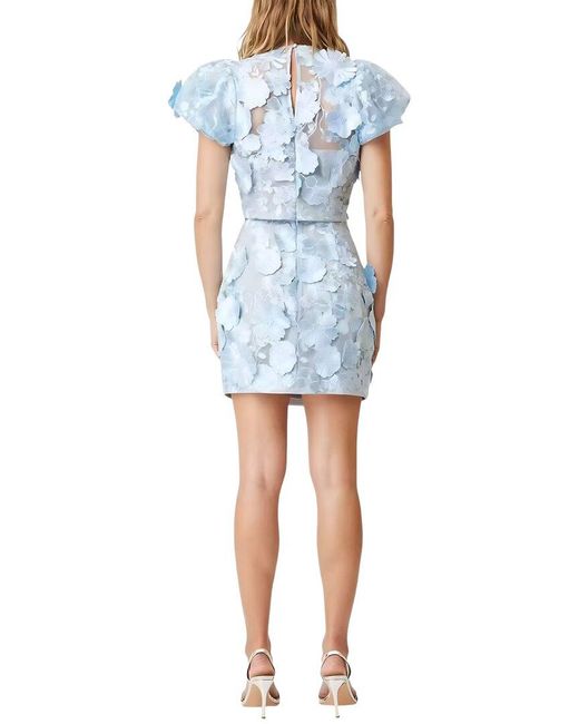 Emma way Blue 2Pc Blouse & Skirt Set
