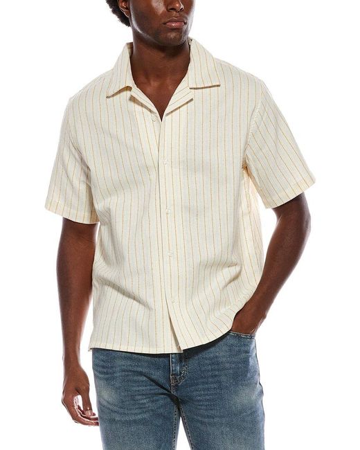 Slate & Stone Natural Camp Collar Shirt for men