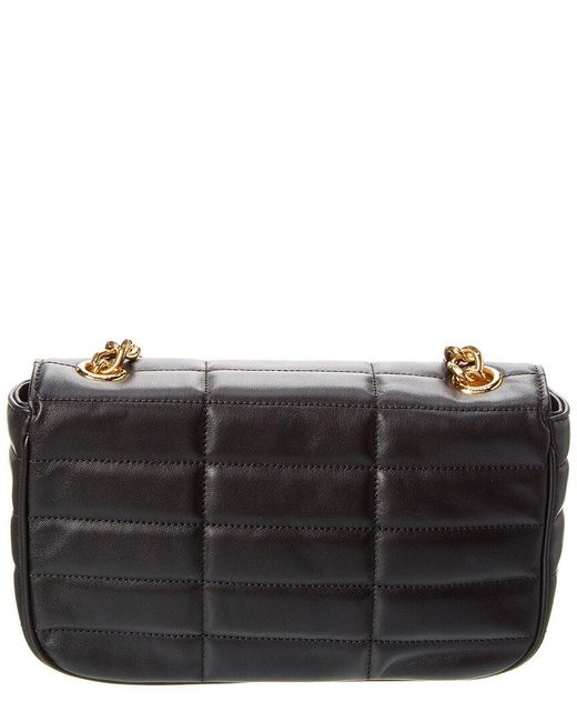 Céline Black Monochrome Quilted Leather Shoulder Bag