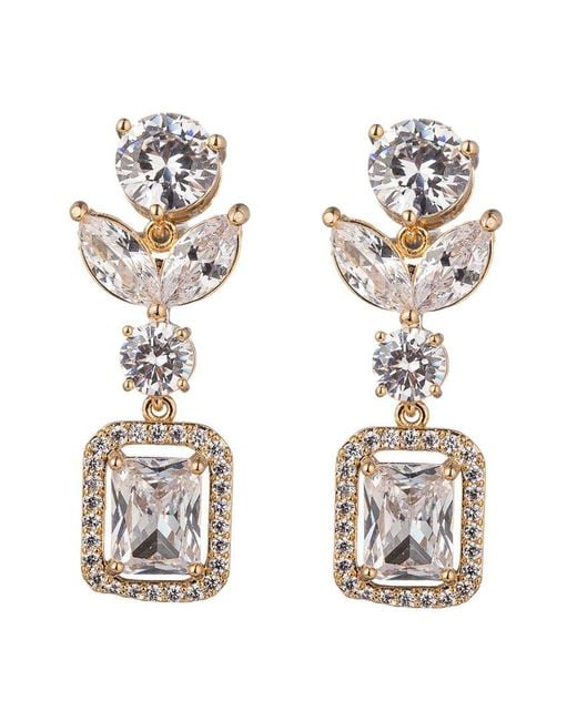 Eye Candy LA Metallic Cz Sparta Earrings