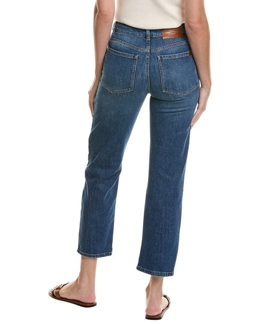 Weekend by Maxmara Blue Loris Denim Trouser