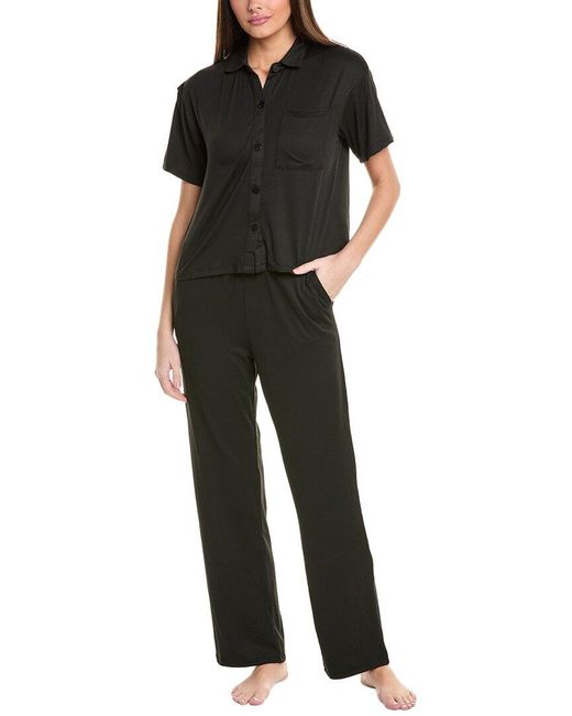 Tart Collections Black Intimates 2Pc Cosetto Pajama Pant Set