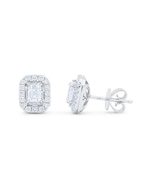 Diana M White Fine Jewelry 14k 1.00 Ct. Tw. Diamond Earrings