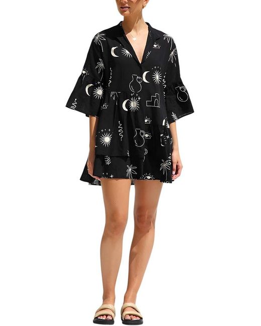 CAMILA BLANCO Black Mini Dress