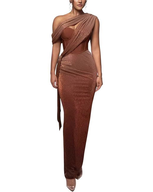 Amanda Royal Red Maxi Dress