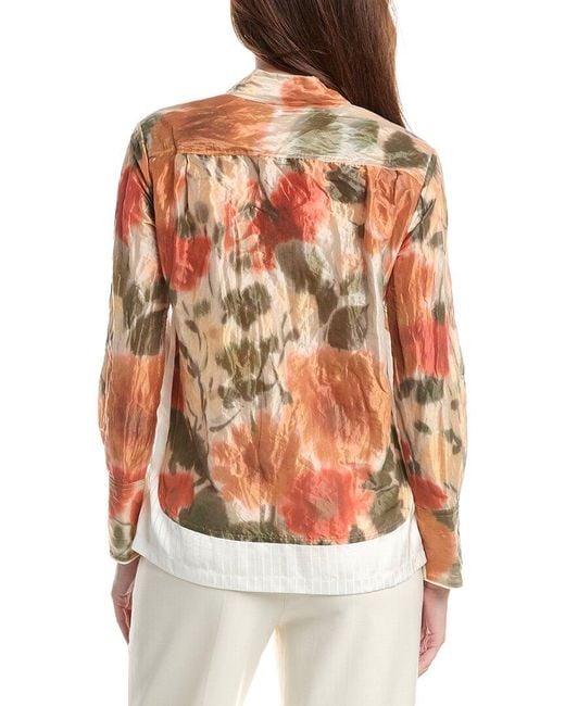 3.1 Phillip Lim Multicolor Blurred Marigold Pajama Shirt
