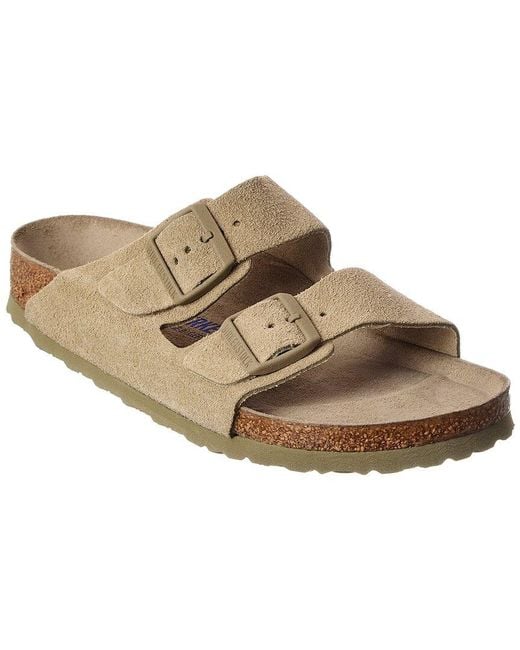 Birkenstock Brown Arizona Bs Narrow Suede Sandal for men