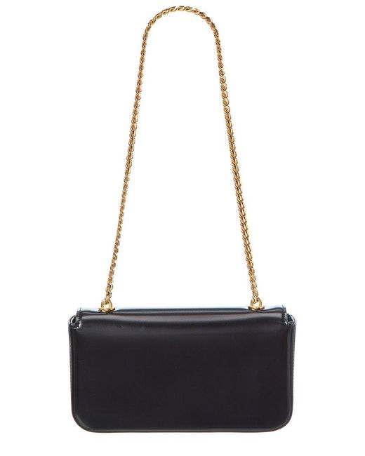 Céline White Claude Leather Chain Shoulder Bag