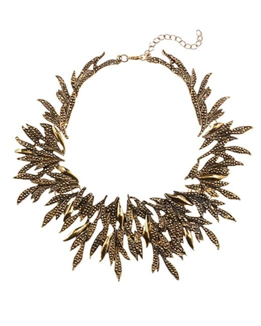 Eye Candy LA Metallic Fall Necklace