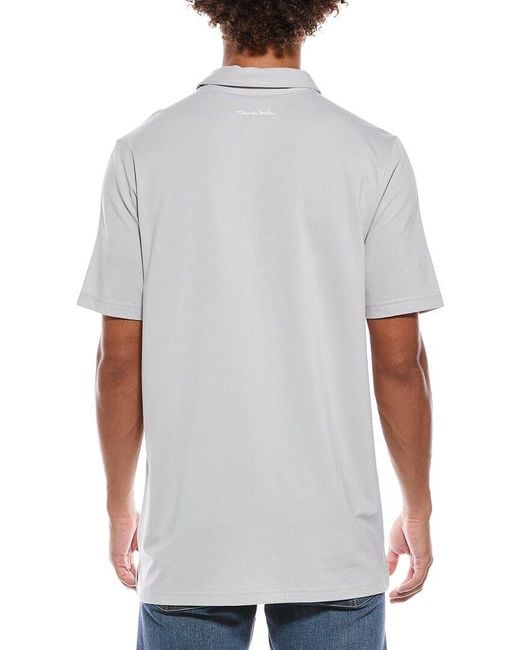 Travis Mathew White Featherweight Performance Polo Shirt for men