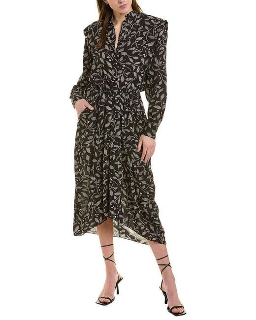 Isabel Marant Black Étoile Okley Midi Dress