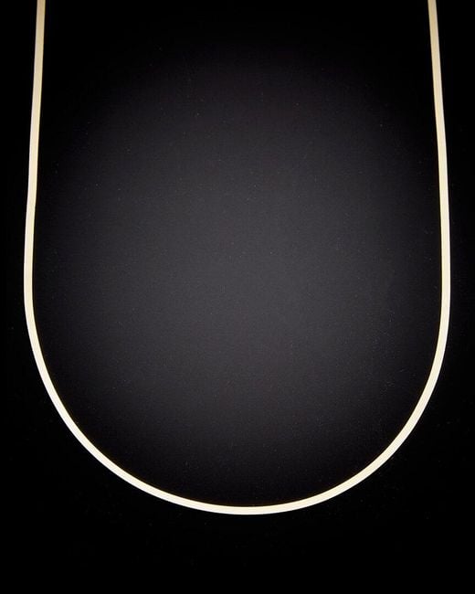 Italian Gold Black 14k Herringbone Chain Necklace