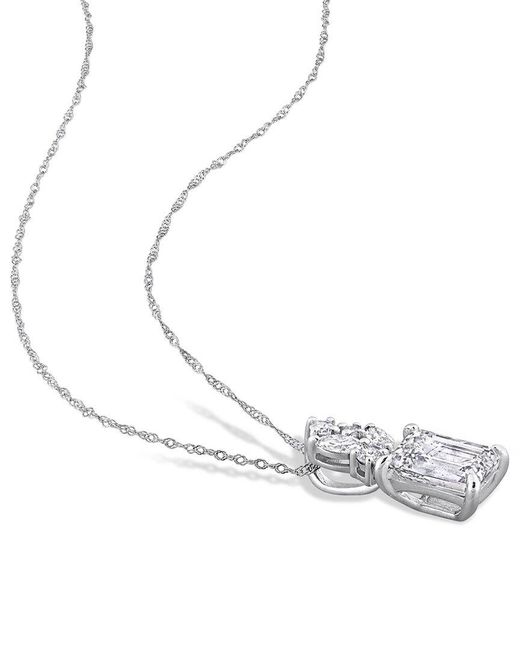 Lab Grown Diamonds Metallic Created Forever 14K 1.71 Ct. Tw. Lab-Grown Diamond Statement Necklace