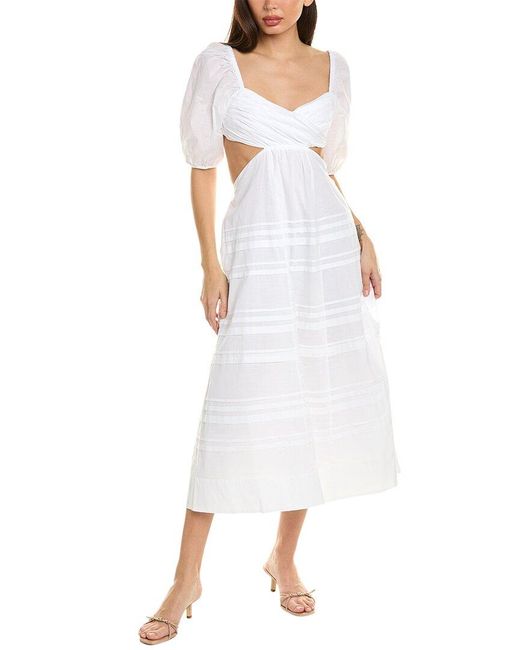 Staud White Carina Dress