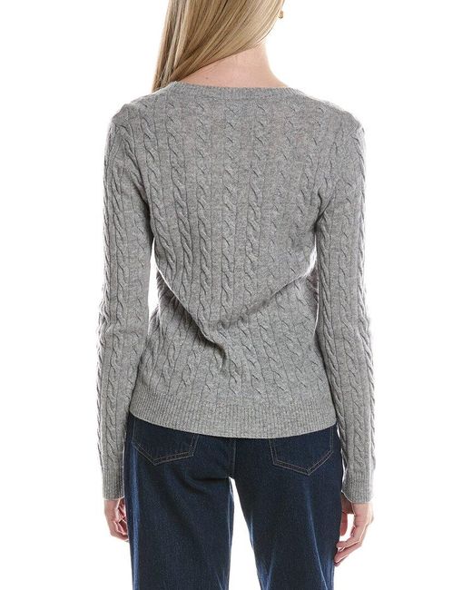 Maison Heritage Gray Raphaelle Cashmere Sweater