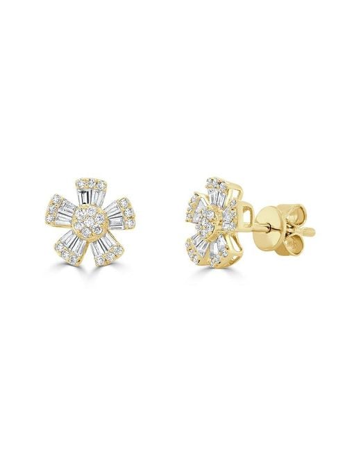 Sabrina Designs Metallic 14K 0.48 Ct. Tw. Diamond Stud Earrings