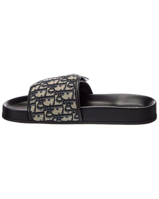 Dior Black Leather Sandal for men
