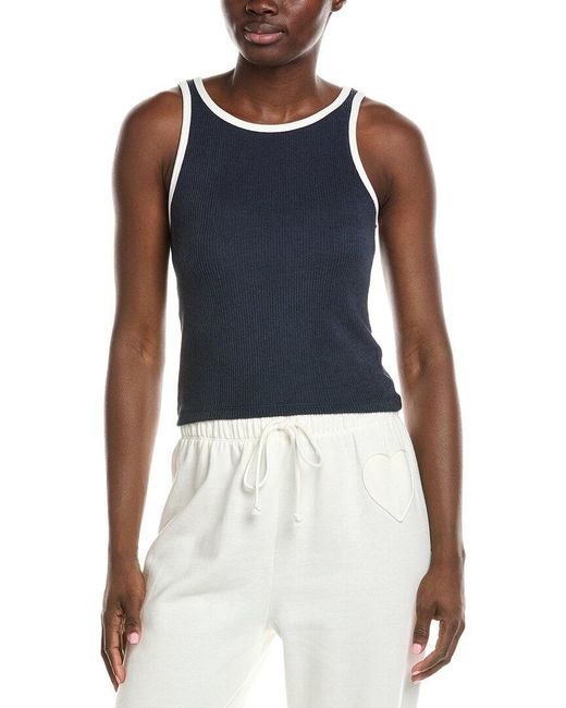 Z Supply Blue Palma Rib Tank