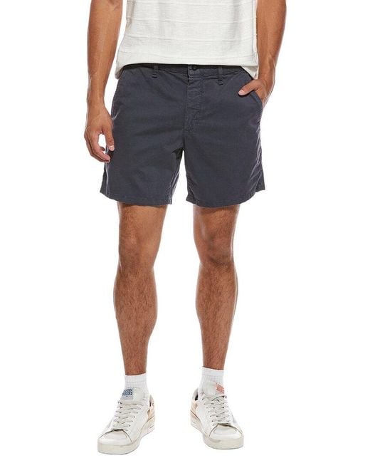 Rag & Bone Blue Standard Chino Short for men