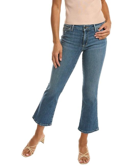 Joe's Jeans Blue Kyoko Crop Bootcut Jean