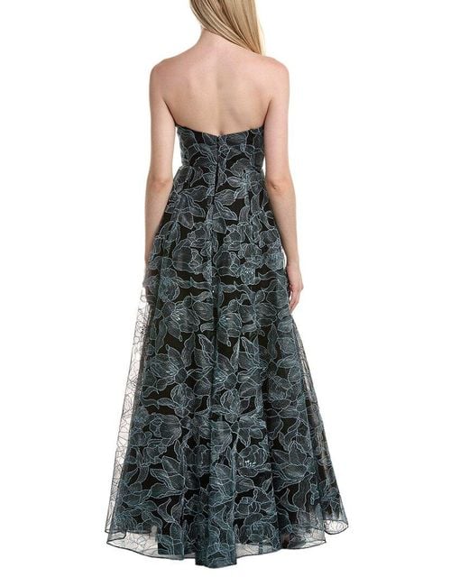Amsale Green Gown