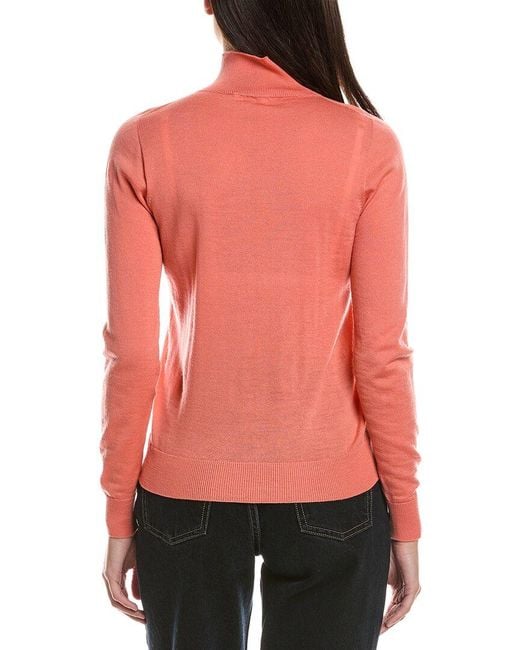 Peserico Red Wool Knit Sweater