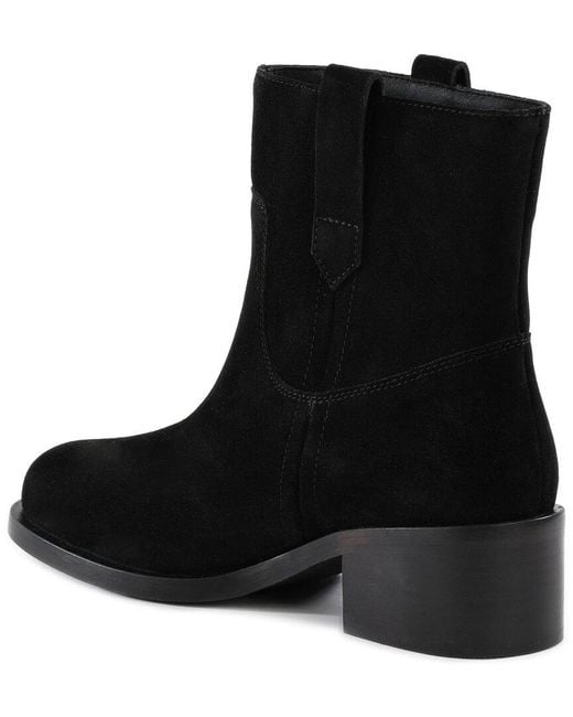 Seychelles Black Mid Suede Boot