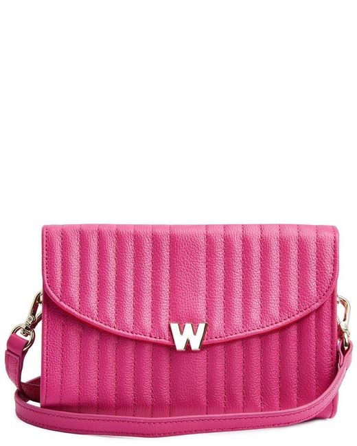 Wolf Pink 1834 Mimi Crossbody Bag With Strap