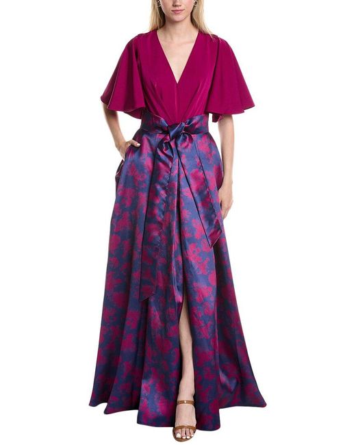 Rene Ruiz Purple Gown