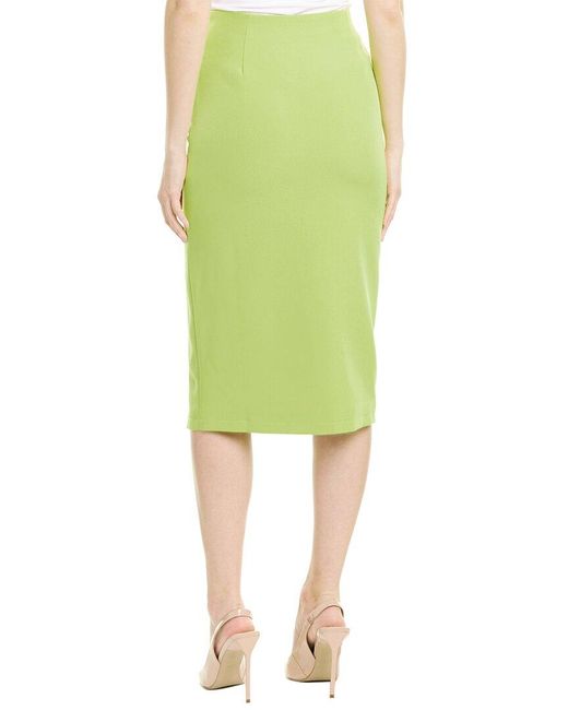 Gracia Yellow Midi Skirt