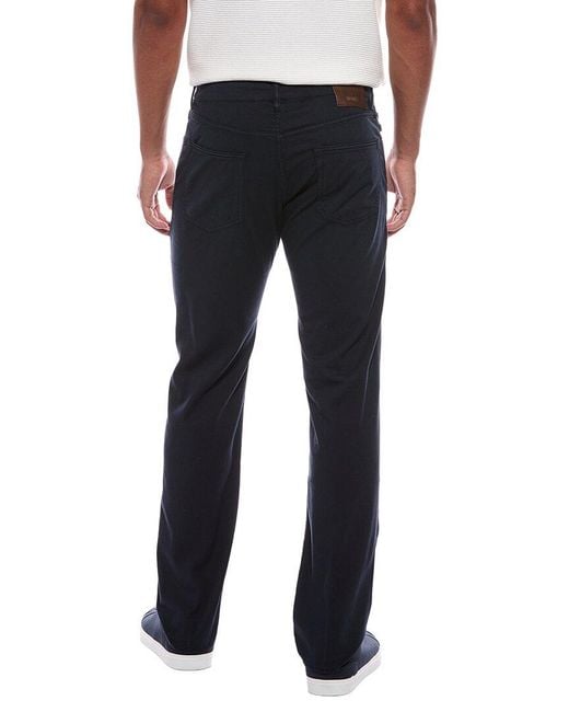 Slowear Black Ray C Bi Strech Regular Fit Pant for men