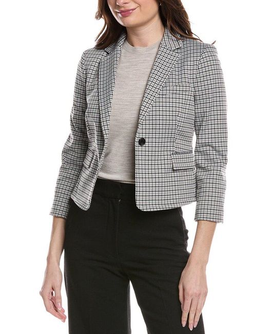 Theory Gray Micro Blazer