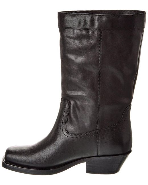 Isabel Marant Black Ademe Leather High Boot