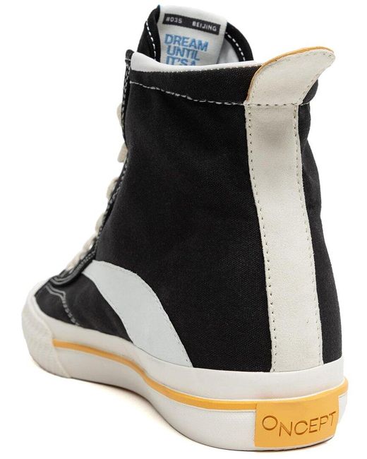 ONCEPT Black Bogota Canvas Sneaker