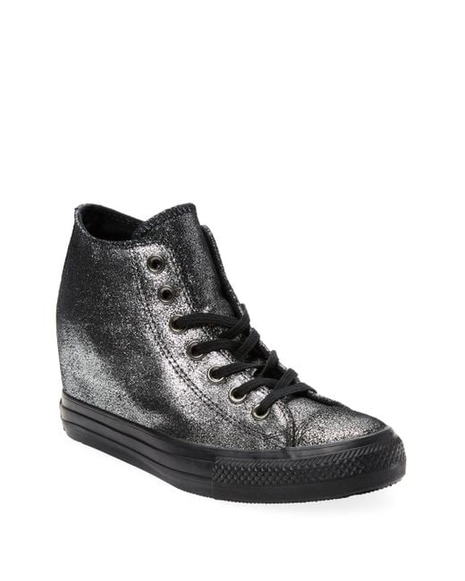 Converse Chuck Taylor Lux Hidden Wedge Sneaker in Black | Lyst UK