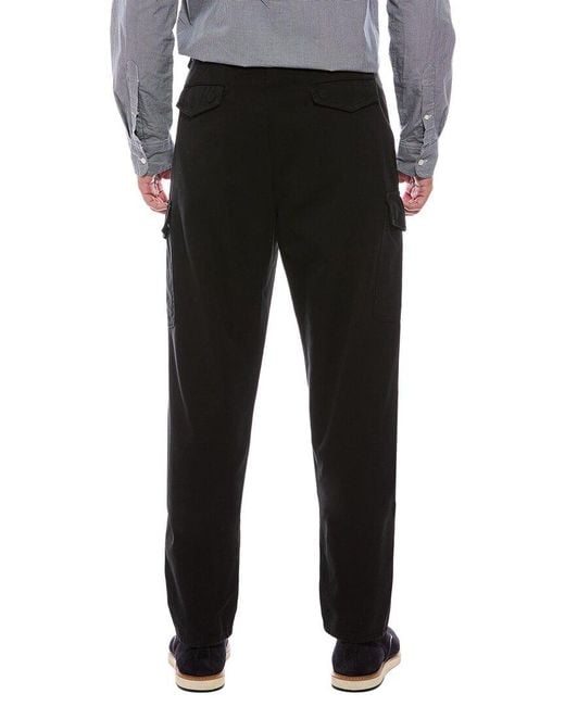 Brunello Cucinelli Black Leisure Fit Pant for men