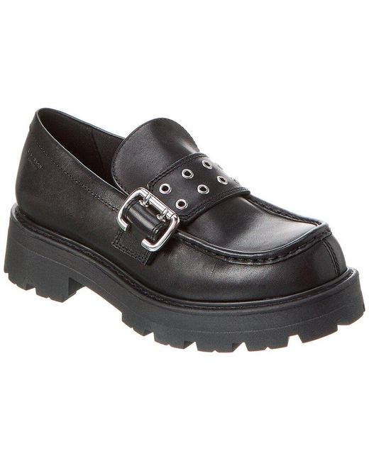 Vagabond Black Cosmo 2.0 Leather Loafer