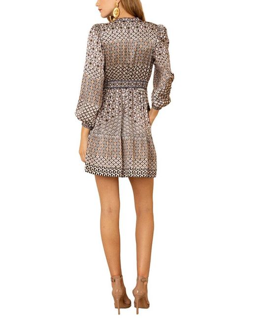 Hale Bob Black Hunter Mini Dress