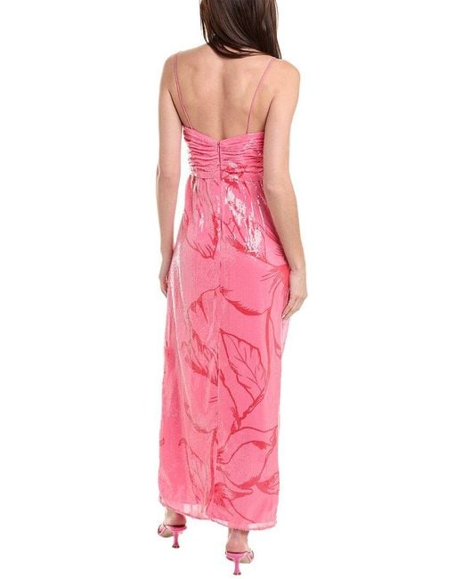 Hutch Pink Luxe Maxi Dress
