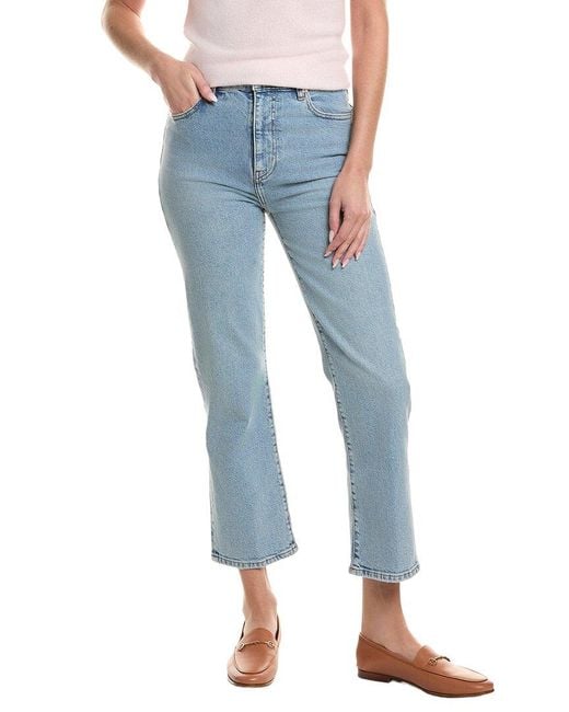 FRAME Blue The Ruler Dolly Crop Jean