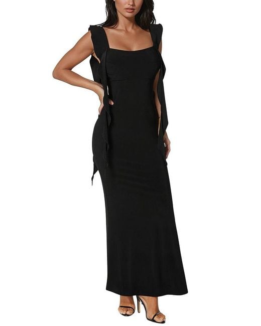 Bebe Women's Black X Ciara Two Piece Sweater Dress