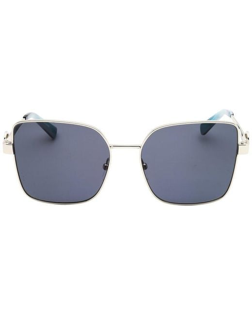 Longchamp Blue 56Mm Sunglasses