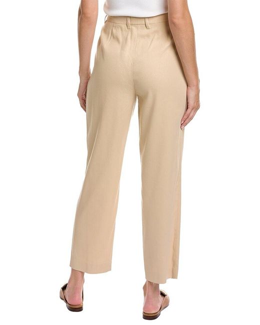 Lafayette 148 New York Natural Bridger Pleated Pant