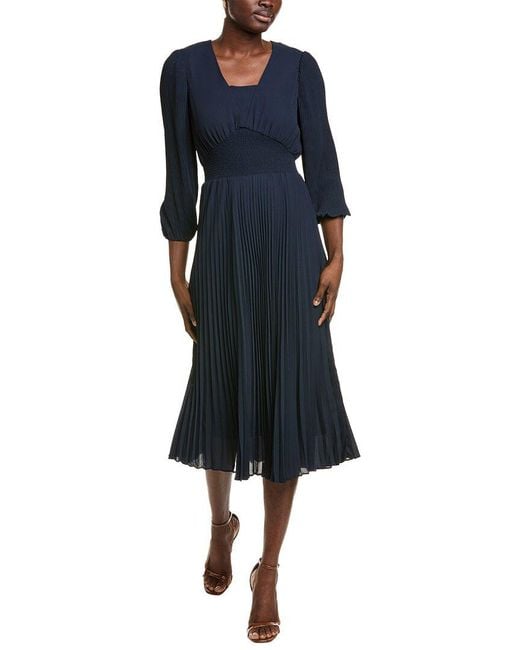 Nanette Lepore Blue Midi Dress