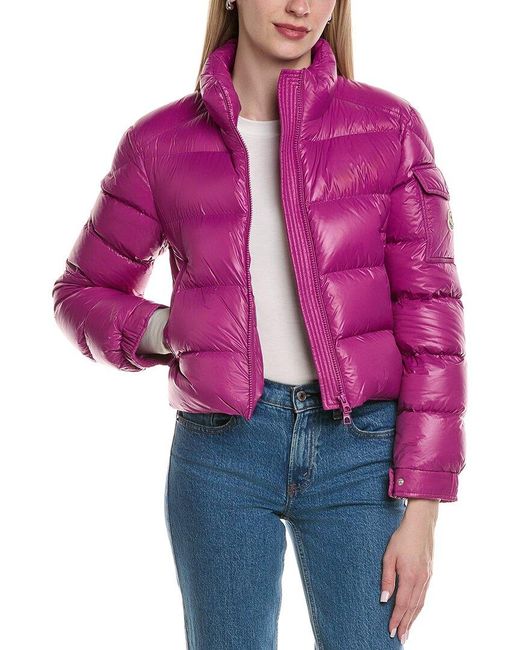 Moncler Women's Purple Bouquetin Jacket