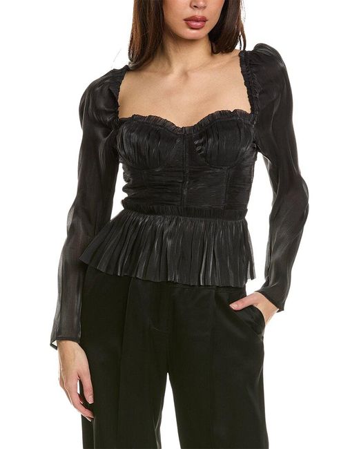 Seraphin Black Hudson Top