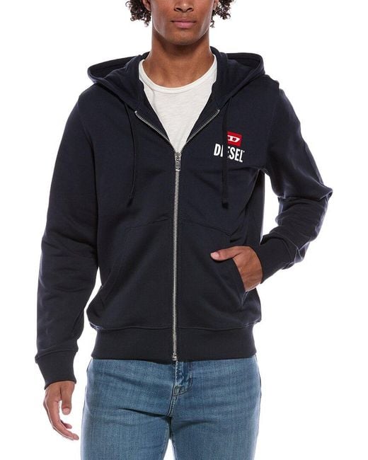 DIESEL Blue Jacket for men
