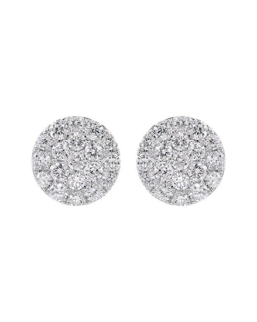 Diana M Fine Jewelry 14k White Gold 1.00 Ct. Tw. Diamond Earrings